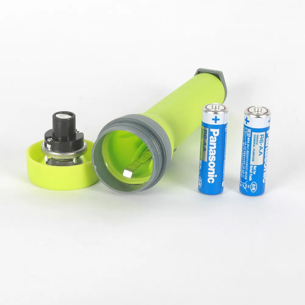 Yichen 80 Lumen 2AA Battery Operated Basic LED Flashlight Torch