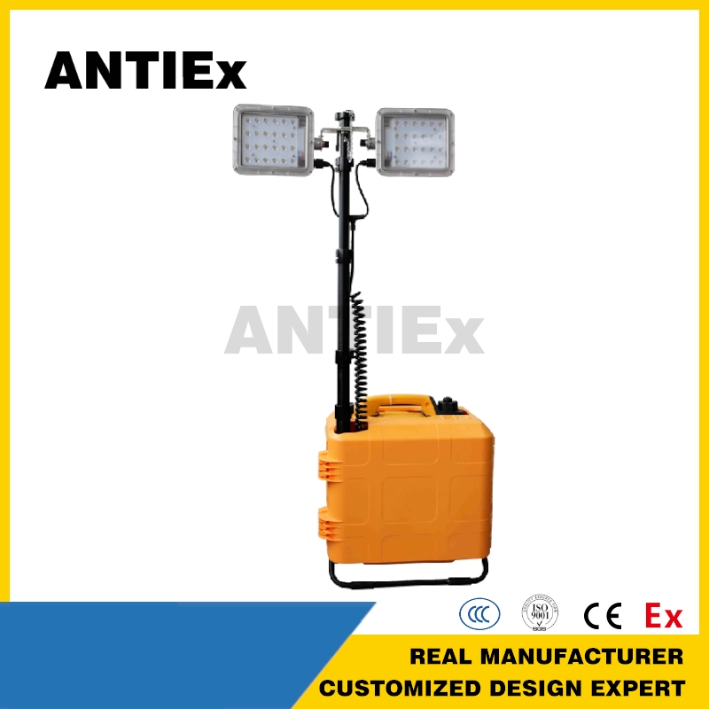 Multi-Functional Explosion Proof Portable 4200 Lumens Square Foldable 48W LED Job Site Work Light