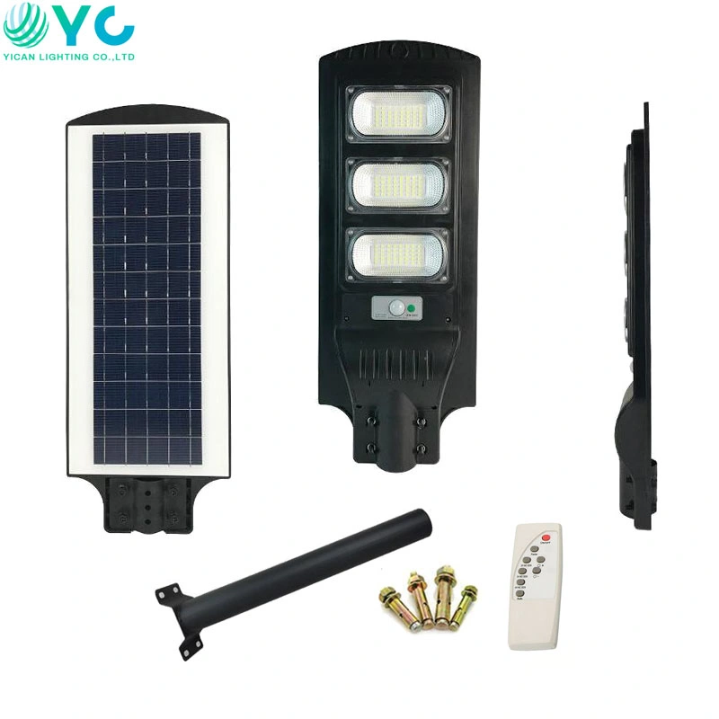 Wholesale Price Best 100W 150W 200W Outdoor Lawn ABS Bulb Power Flood Motion Sensor Road Products Garden Wall All in One Integrated LED Solar Street Light