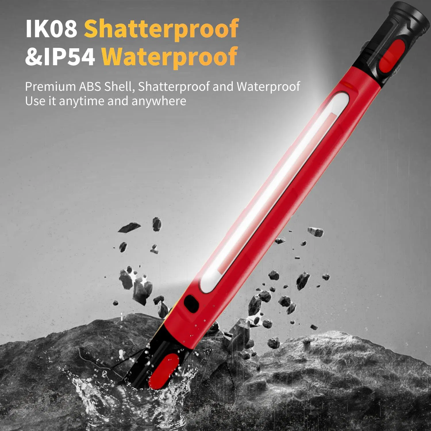 Multi-Functional Strips Warm Emergency Outdoor Lighting Magnets Automotive Repair Work Light