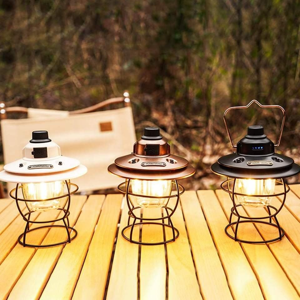 Versatile Rechargeable Retro Camping Light for Outdoor Adventures