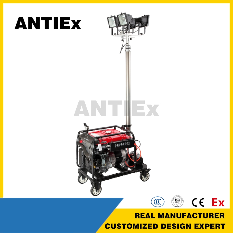 Multi-Functional Explosion Proof Portable 4200 Lumens Square Foldable 48W LED Job Site Work Light