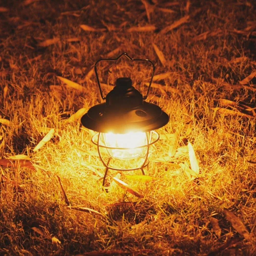 Versatile Rechargeable Retro Camping Light for Outdoor Adventures