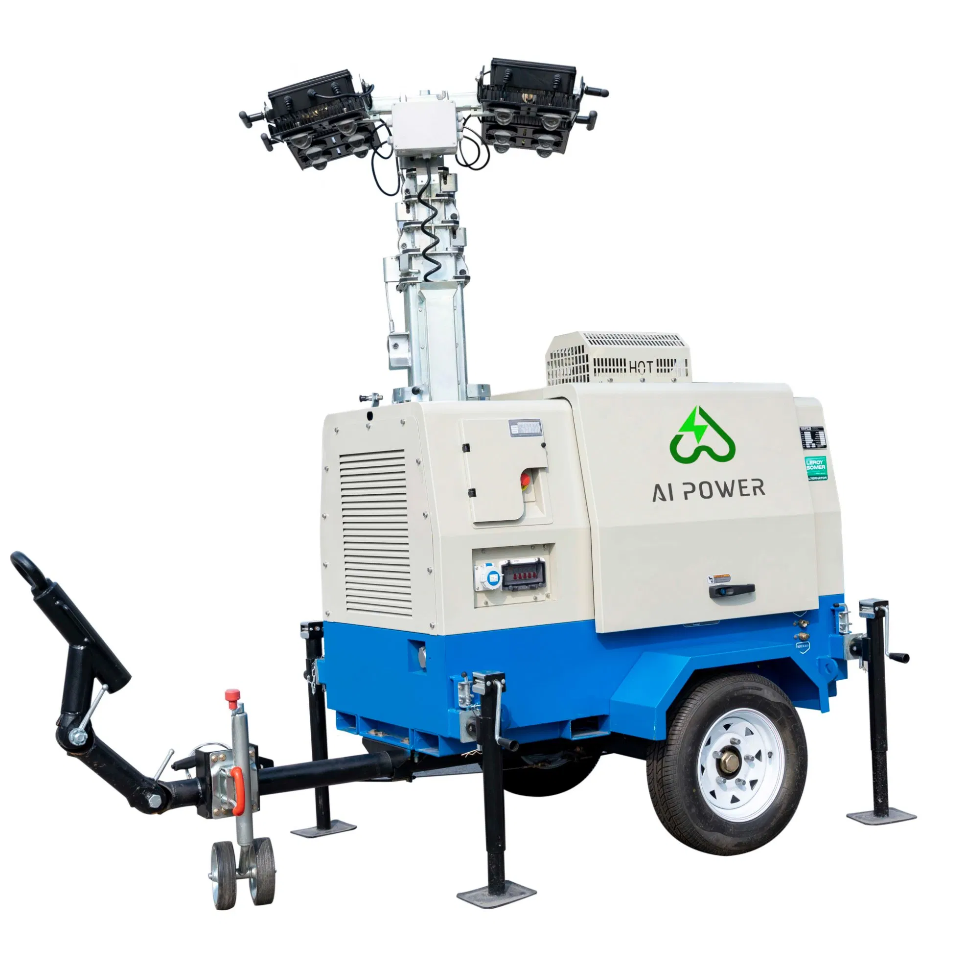 Kubota Portable Diesel Lighting Tower Light on Vehicle LED Emergency Lighting Kits