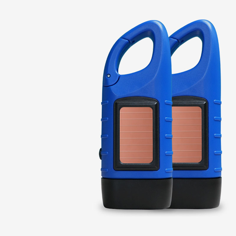 China Hand Crank Solar Powered Rechargeable Ipx6 Waterproof LED Emergency Solar Flashlight