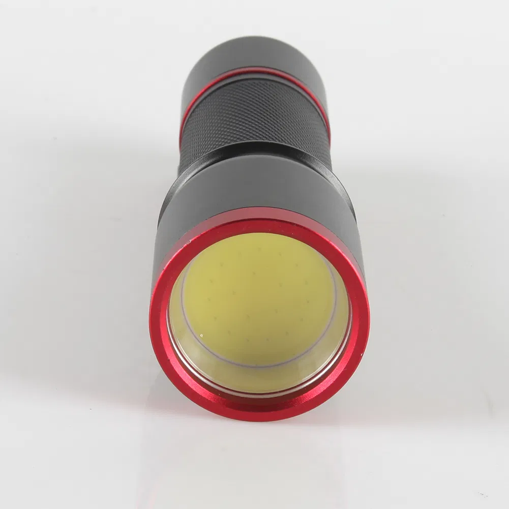 Yichen AA Battery Operated Aluminum COB LED Torch &amp; Flashlight