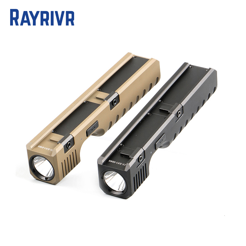 Rayrivr Mini Pocket Flashlight with Single/Double Press Mode 2200lm Waterproof LED Light with Strobe Mode Flashlight