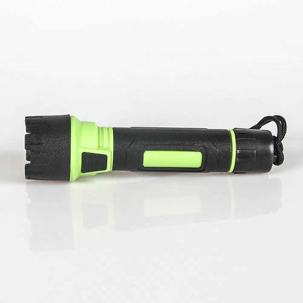 Yichen 2AA Emergency Relief Waterproof LED Flashlight with Survival Whistle