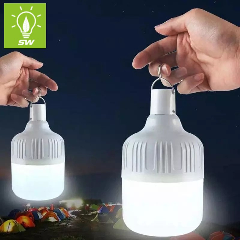 LED Rechargeable Lighting Battery High Power Outdoor Light Camping Lights Solar Portable Lamp Intelligent LED Emergency Bulb