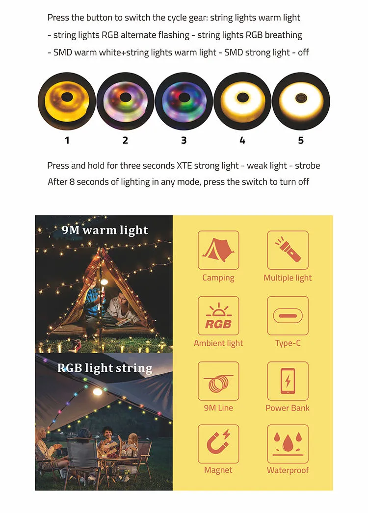 Camping Light Detail 2