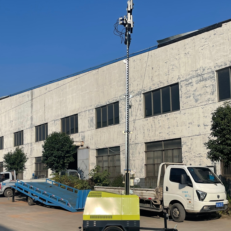 Emergency Light Diesel Generators Mobile Lighting Mast 5m 7m 9m LED Light Tower for Sale