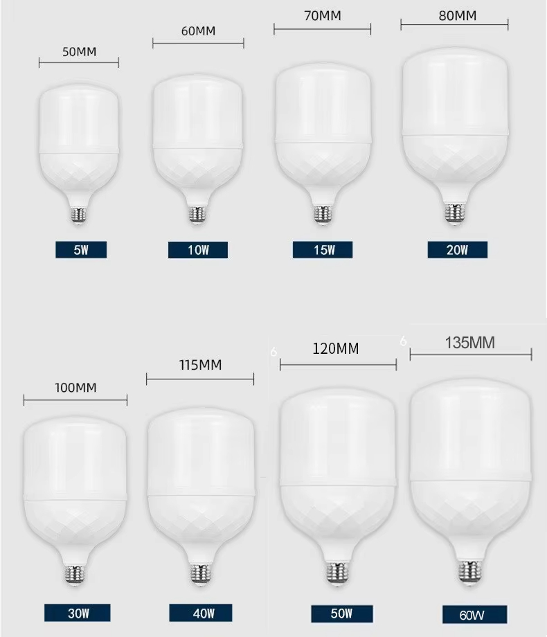 Indoor Lighting Office Home E27 B22 38W 48W T Shape LED Bulb Light Emergency E27 LED Bulbs