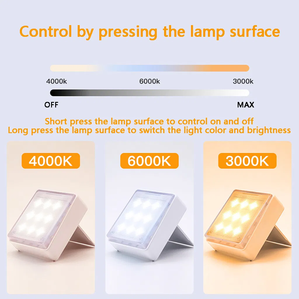 Factory Direct ABS LED Cabinet Lamp Remote Control Nigh Lamp with Dimmable Cw+Nw+Ww LED Emergency Using for Home Lighting