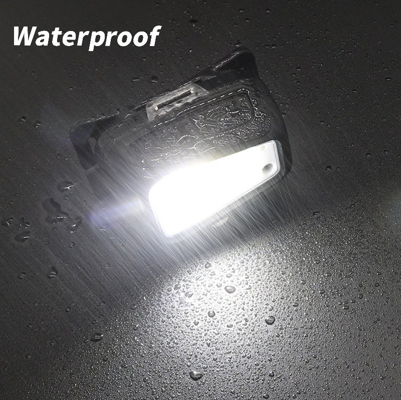 Type C Rechargeable COB Car Inspection Matching Headlight 45 Degree Rotating Portable LED Headlamp 3 Work Mode Waterproof COB Headolamp