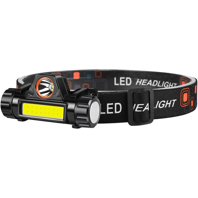 Waterproof LED Work Light Flashlight Rechargeable Headlamp with Magnet for Camping Hiking