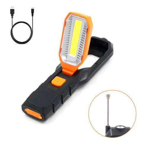 Multifunctional Hand Torch Inspection Lamps Adjustable COB LED Work Light with magnet