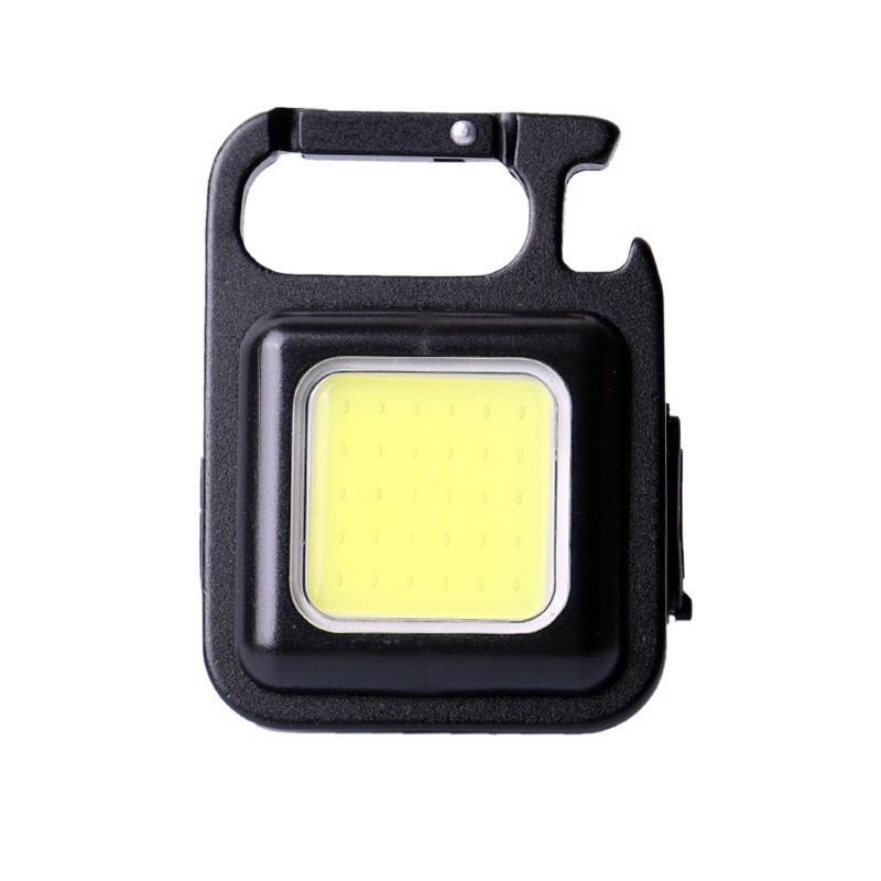 Multifunctional Outdoor Portable USB Chargeable Work Light Inspection Light Camping Mini LED Keychain Flashlight