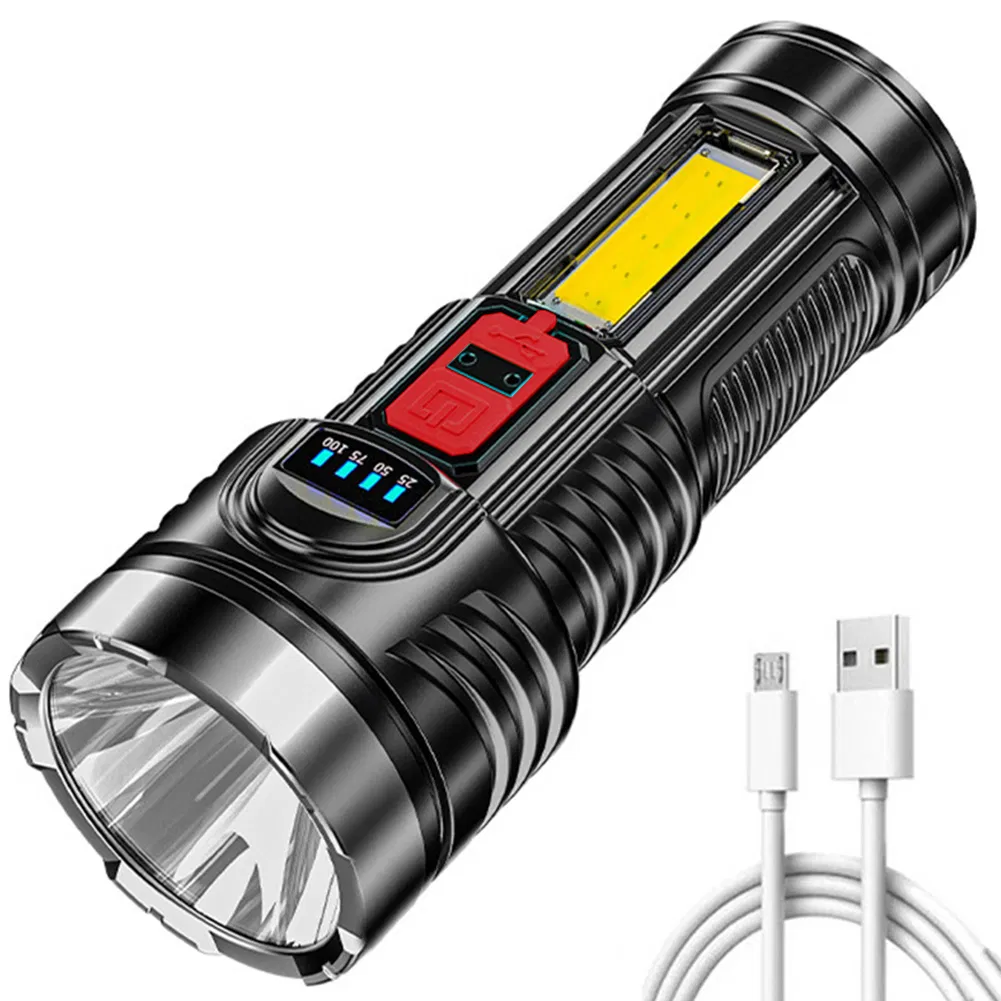 Powerful Rechargeable LED Flashlights Torch Flashlight Waterproof