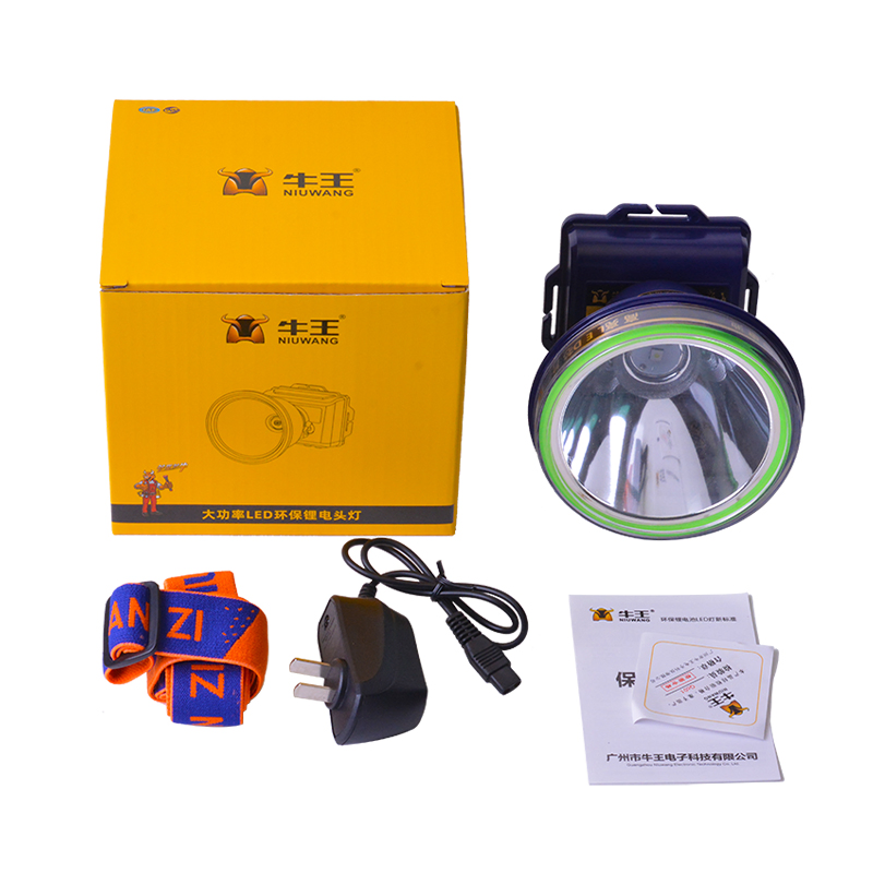 High Power 16W LED Headlamp with 7800mAh Battery for Industrial Work (A12, 16H Runtime)