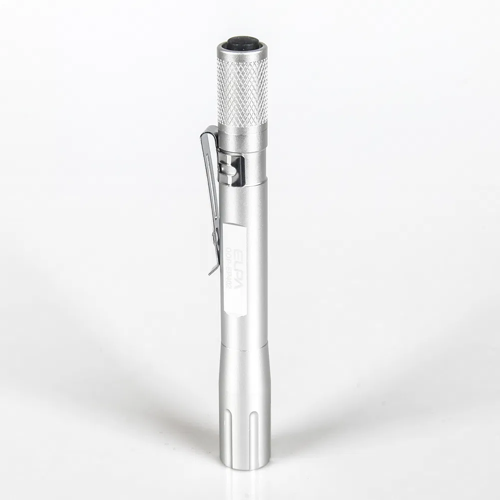 Yichen 130 Lumen AAA Battery Operated Aluminum LED Pen Flashlight