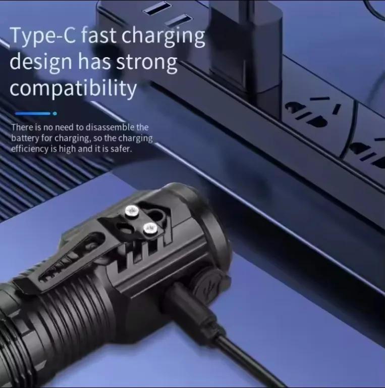 LED Flashlight Detail 4