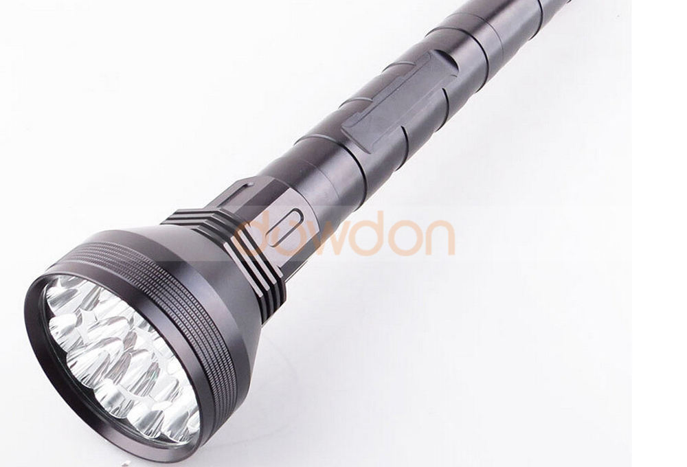 High Power LED Flashlight 5 Mode 22000lm 18 T6 LED Torch Rechargeable Battery-Operated Flashlight