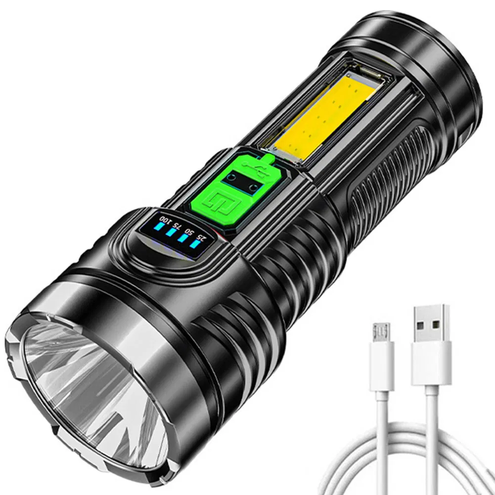 Powerful Rechargeable LED Flashlights Torch Flashlight Waterproof