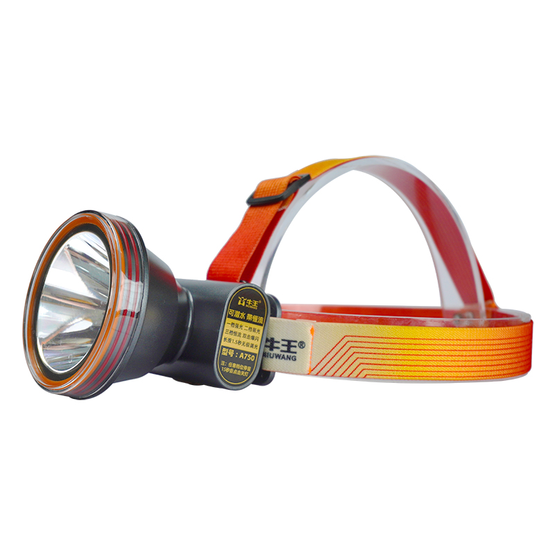 Durable Waterproof LED Headlamp Ideal for Diving and Night Work (A750, 4400mAh)