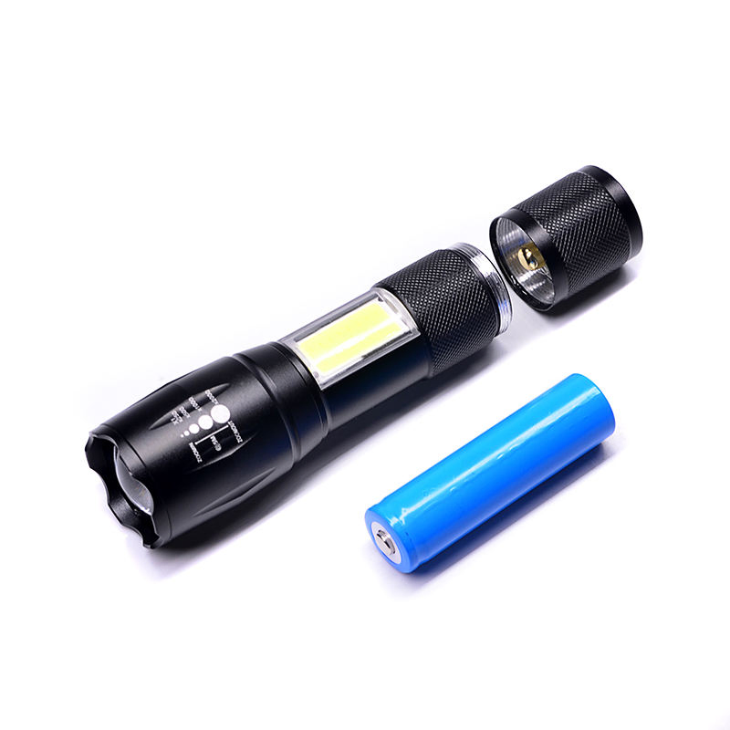 Outdoor Handheld Super Bright 3W COB LED Waterproof Tactical Flashlight