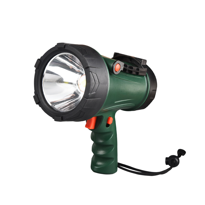 Rechargeable LED Searchlight with Adjustable Brightness for Camping Marine Searchlight