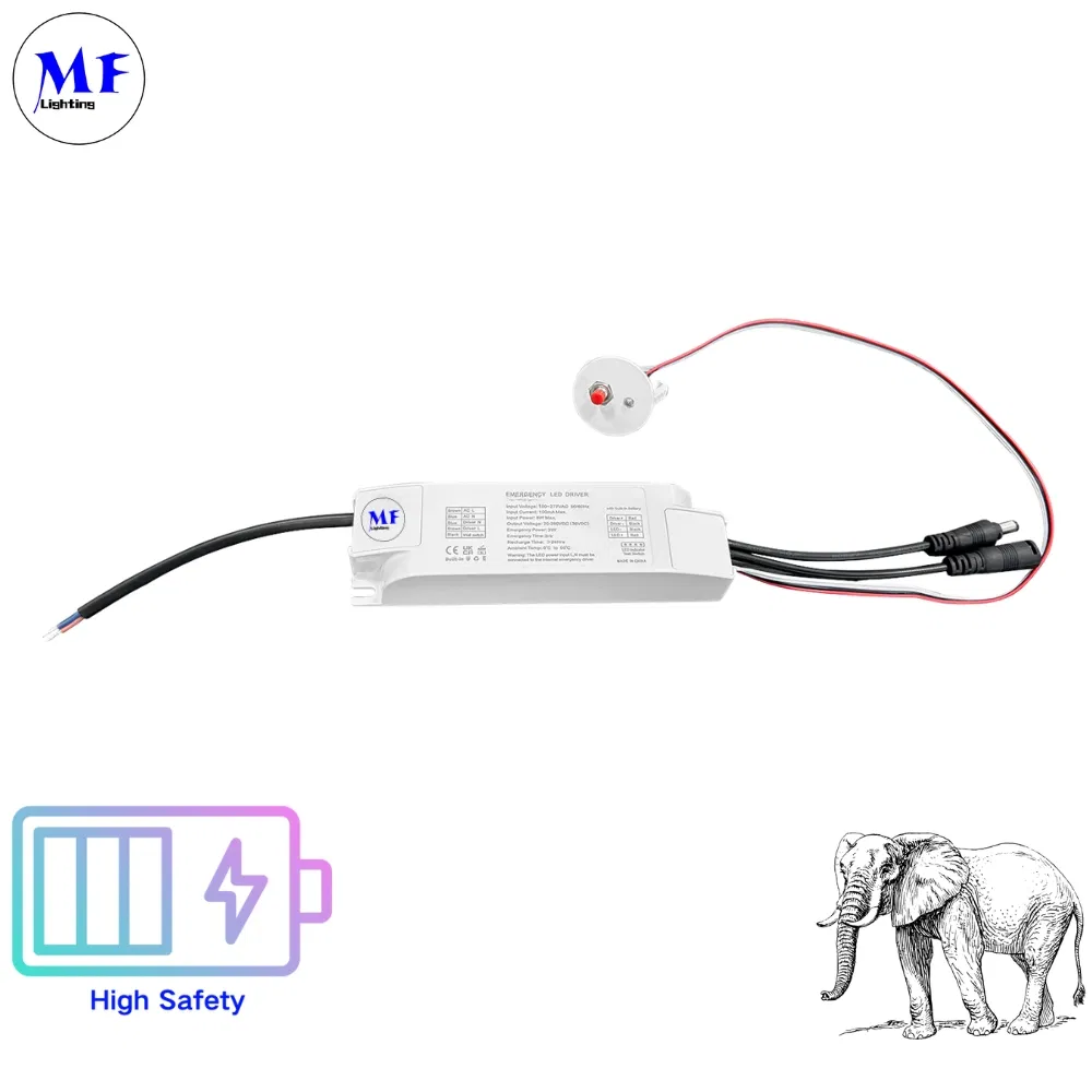 Factory Price LED Emergency Lighting Kit Driver Power Supply Battery Ballast for Triproof Light Ceiling Light Highbay Light in School Shopping Mall Airport