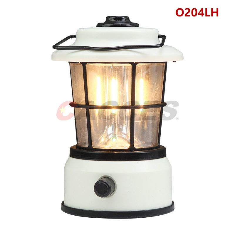 Popular Outdoor Camping Essentials Portable Atmosphere Lamp Rechargeable Adjustable Light Source Retro LED Lantern