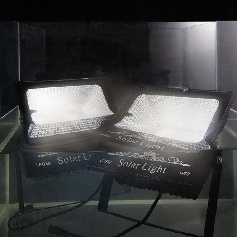 Two Heads with Remote Motion Sensor Energy Saving Power System Lamp Smart Solar Charger Bulbs, Solar Spot Light Solar Flood Light