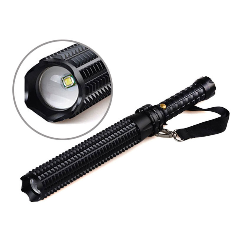 Tactical Flashlight Super Bright Waterproof Rechargeable USB Self-Defense 3 Modes Aluminum Alloy LED Light Tactical Flashlight Torch Flashlight