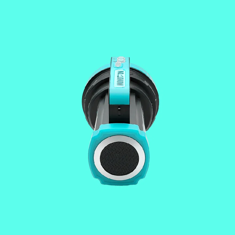 Reliable Solar-Powered Flashlight with Bluetooth Speaker for off-Grid Use