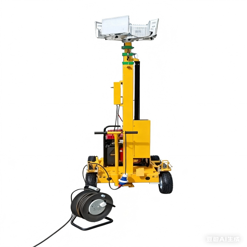 Hydraulic Lifting Rod Emergency Light Vehicle with 200W LED Lighting Fixture