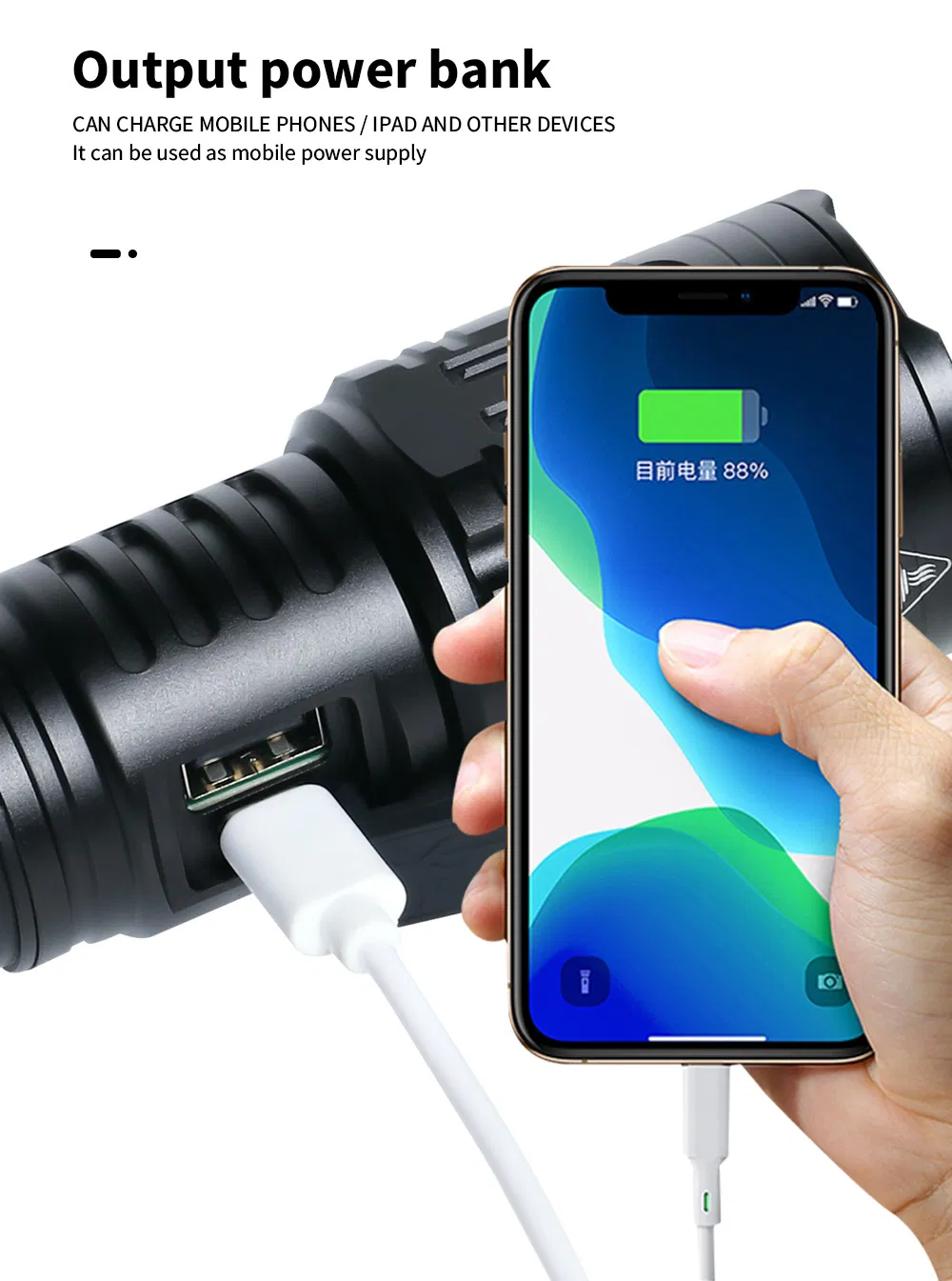 LED Flashlight Detail 5