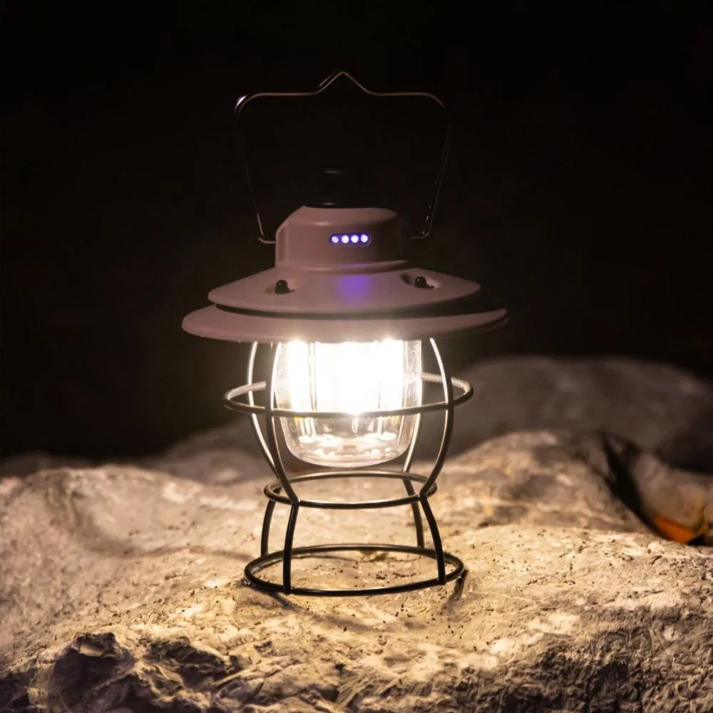 Versatile Rechargeable Retro Camping Light for Outdoor Adventures