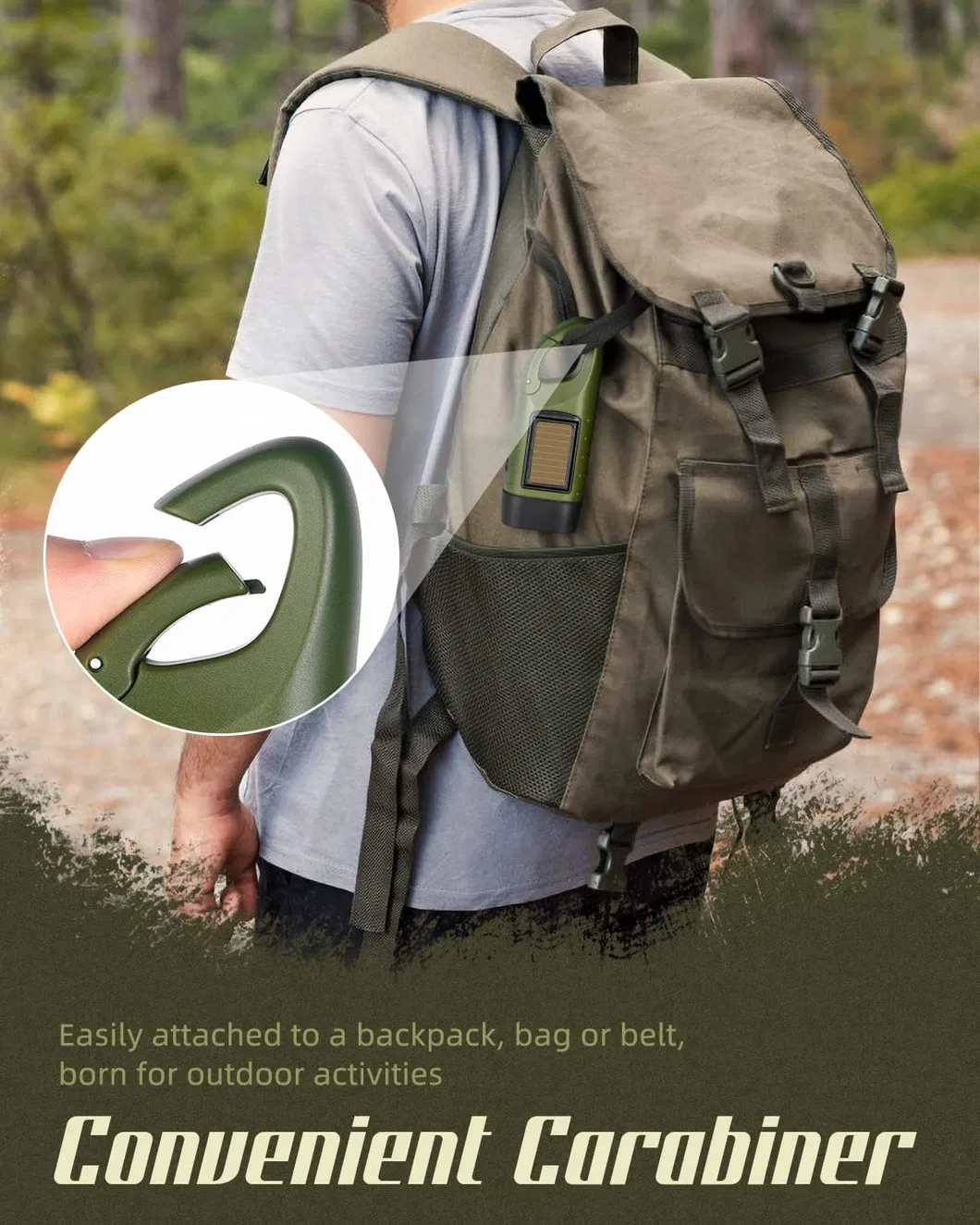 Solar LED Flashlight 4