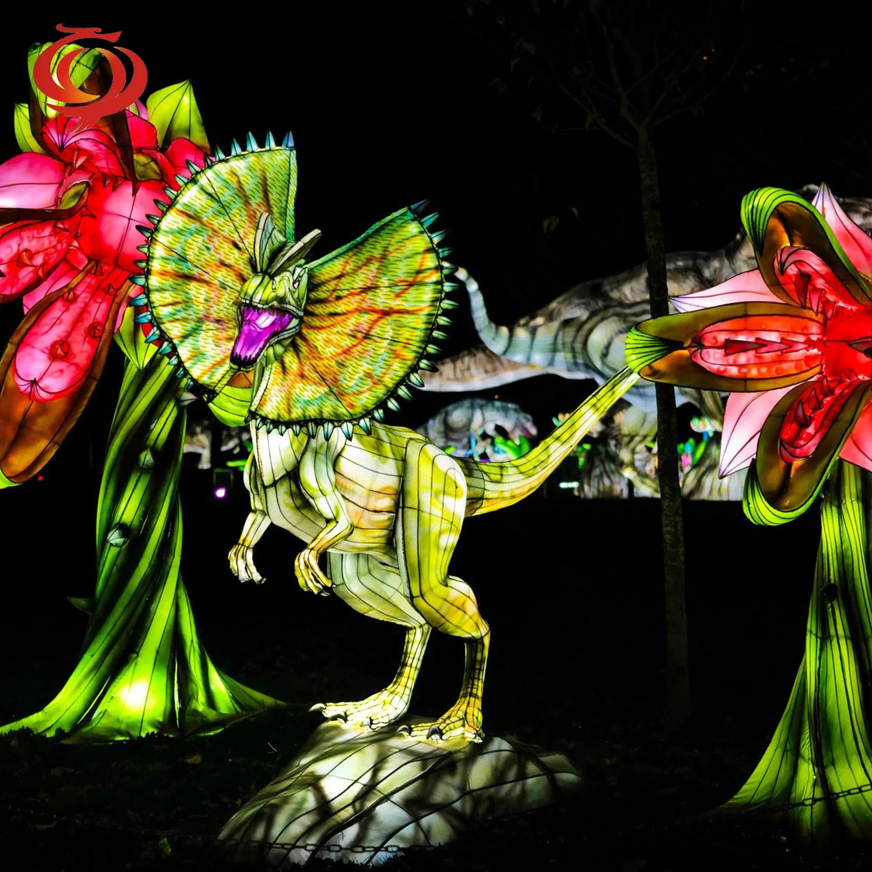 Zm-Yyl Chinese Lantern Silk Festival Outdoor Decoration Art Lighting Lantern