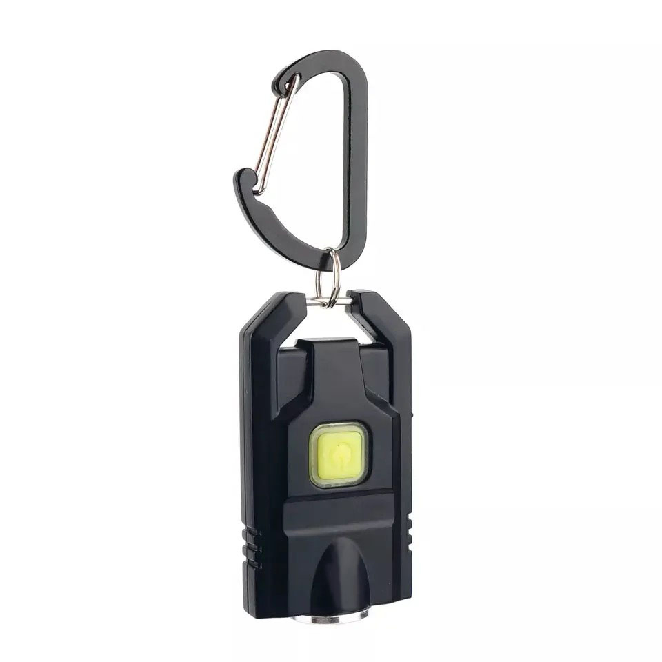 500 Lumens Portable LED Flashlight with USB Rechargeable Keychain Design