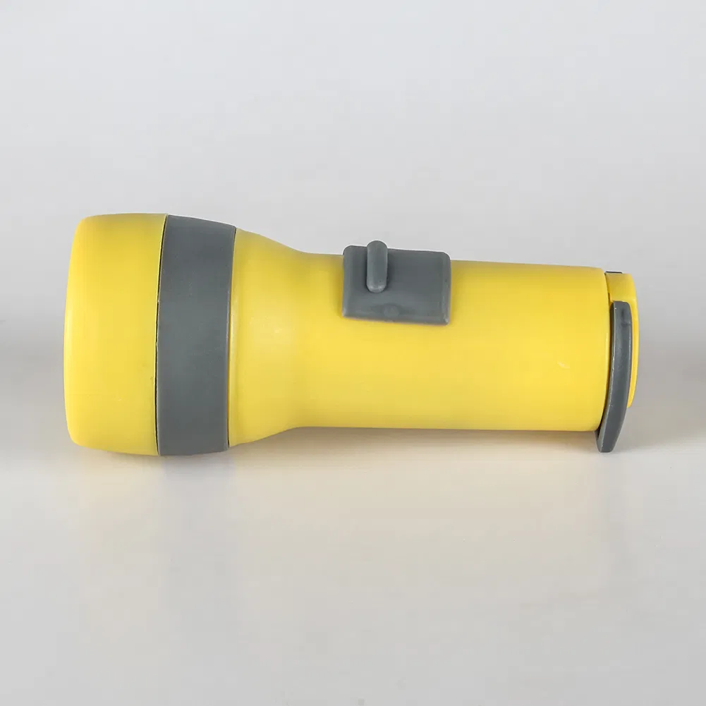 Yichen 150 Lumen 1xD Battery Operated Basic LED Flashlight Plastic Torch
