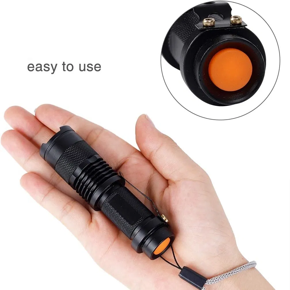 LED Zoomable Handheld Flashlight