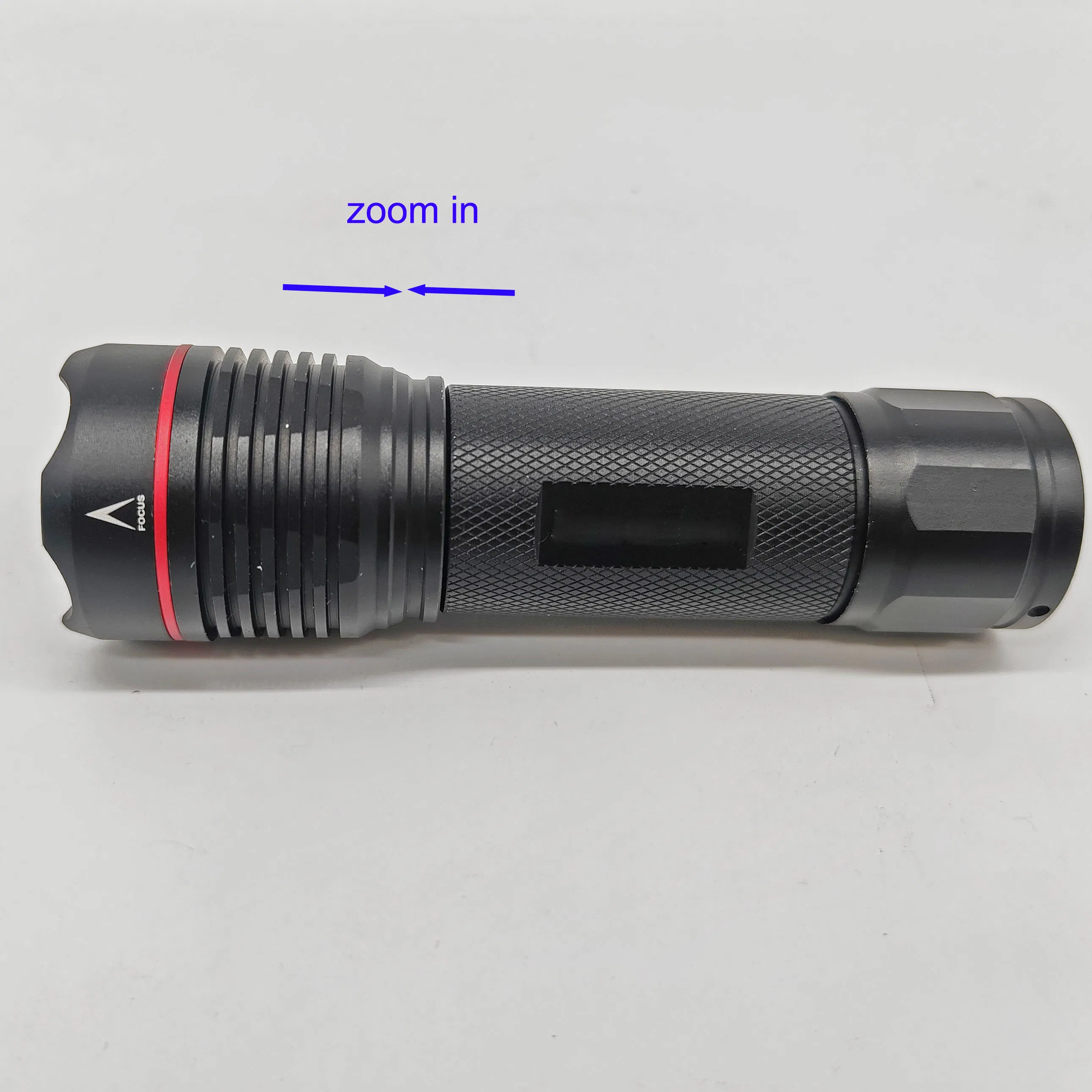 Ultra Bright Waterproof Tactical Aluminum Flashlight with Zoom