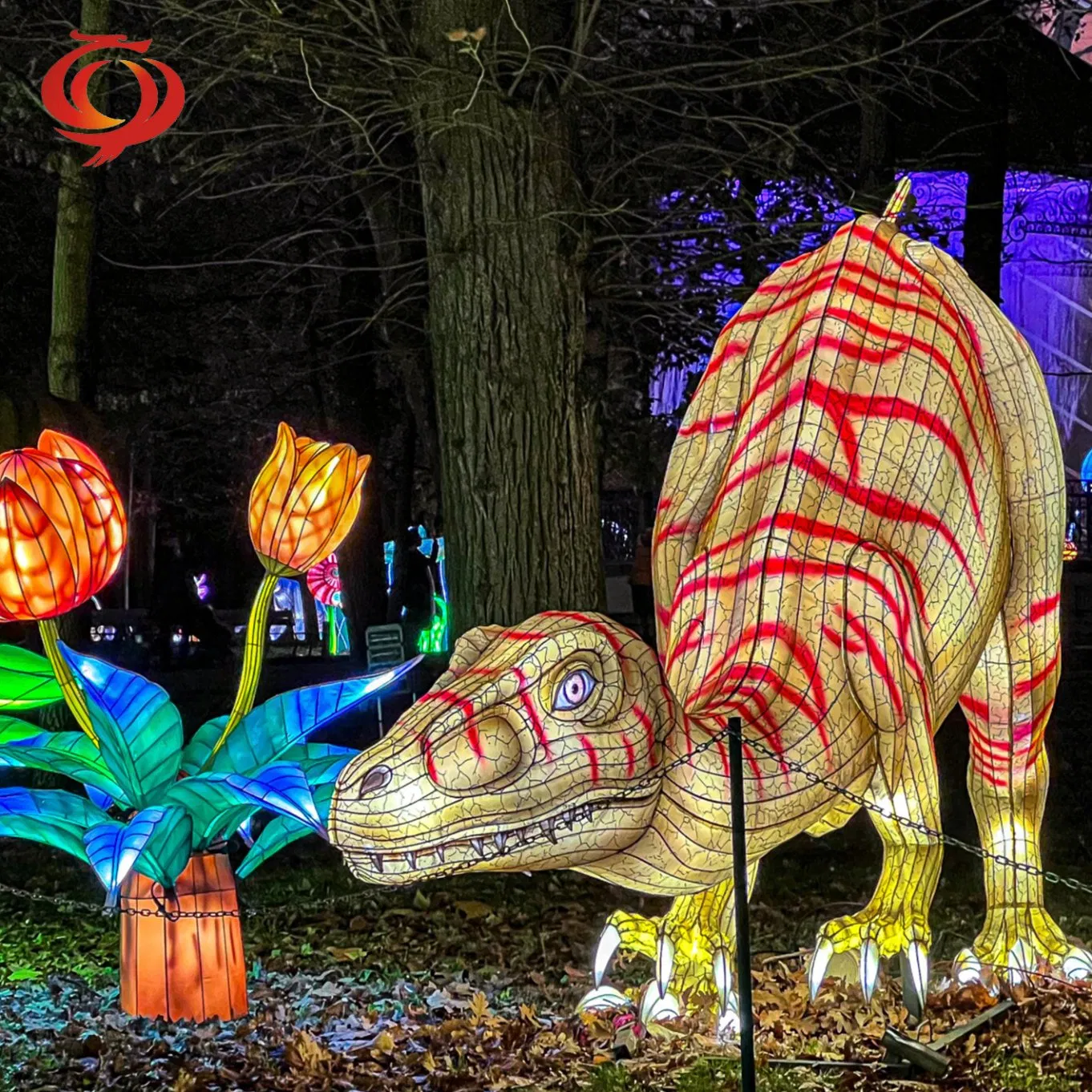 Zm-Yyl Chinese Lantern Silk Festival Outdoor Decoration Art Lighting Lantern