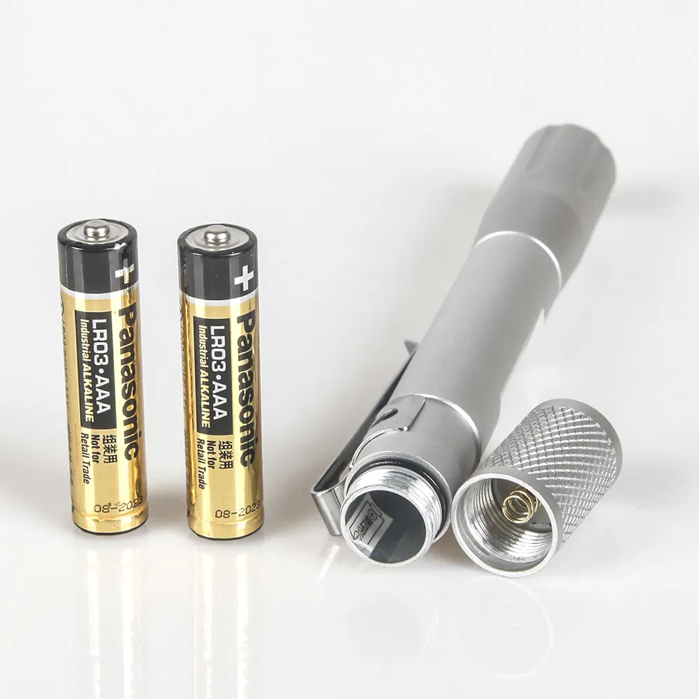 Yichen 130 Lumen AAA Battery Operated Aluminum LED Pen Flashlight