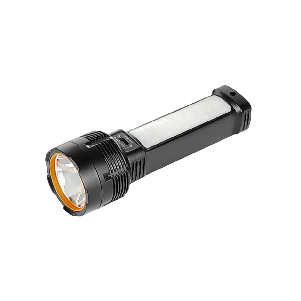 High Powered High Lumens Solar Torch Lights LED Light Brightest Rechargeable Emergency Camping Spotlight Best Mini Flashlights