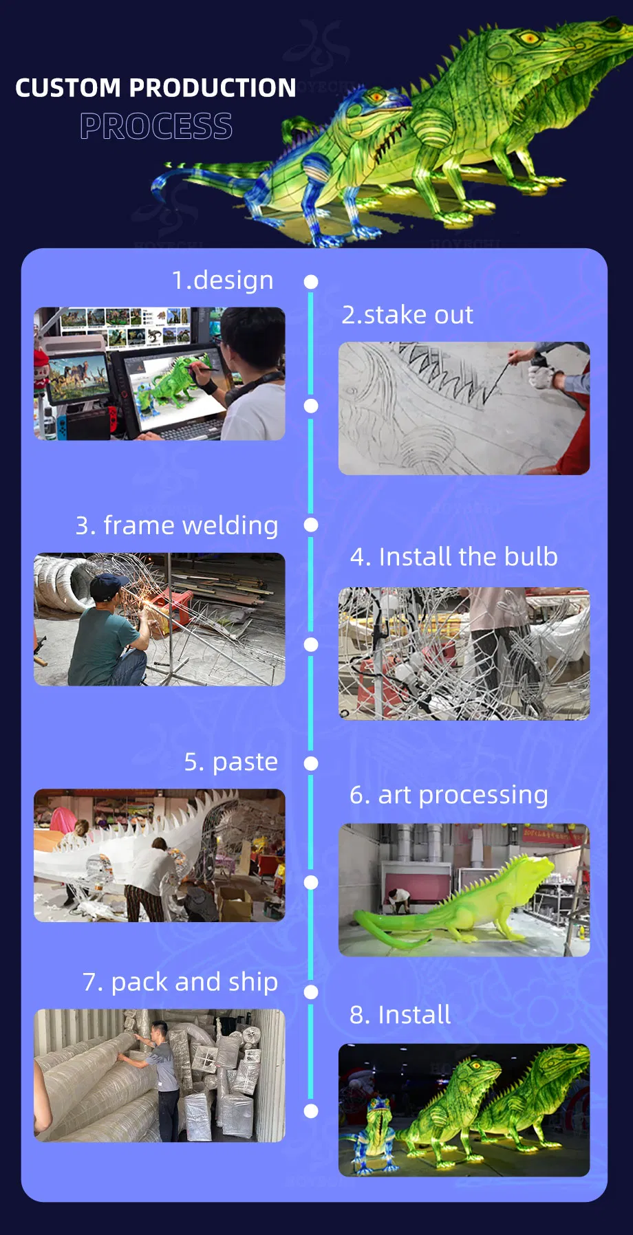 Walk-Through Dinosaur Lantern