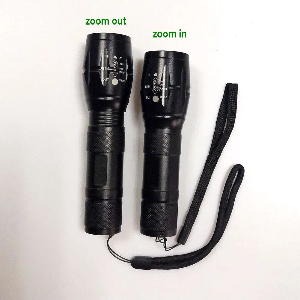 Yichen Zoomable Battery Operated LED Torch &amp; Flashlight