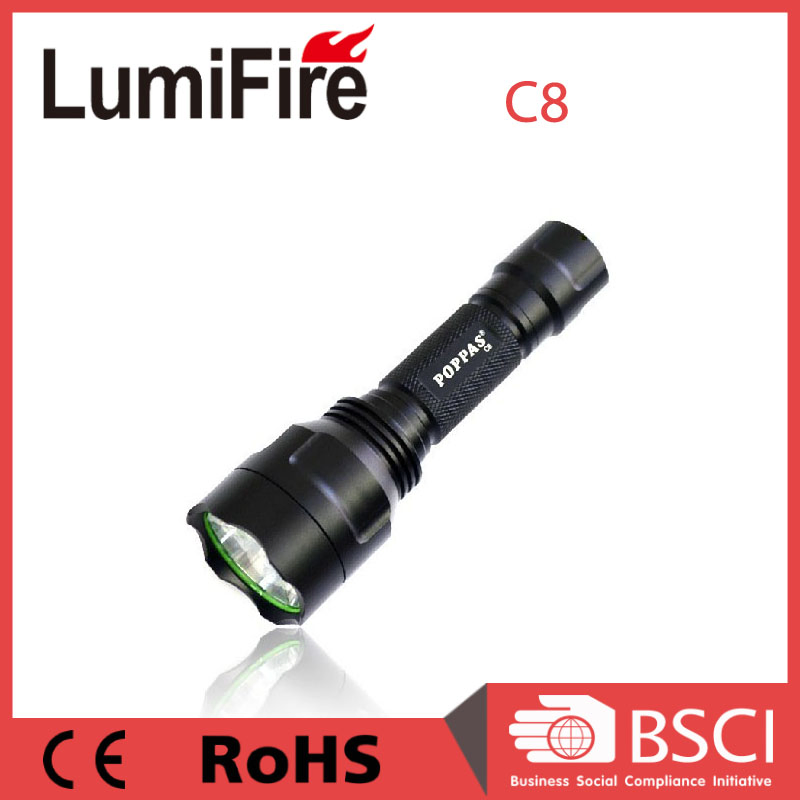 C8 1200lm 10W CREE T6 Waterproof High Brightness LED Flashlight